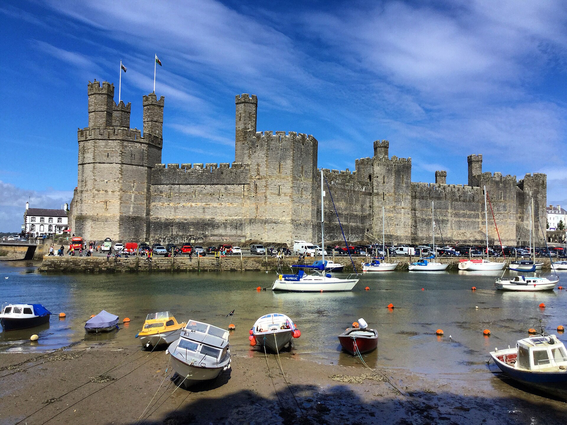 Caernarfon, Gwynedd, served by Happy Shrimp Marketing web design