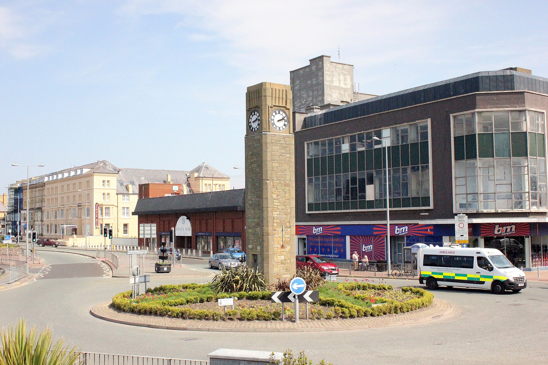 Rhyl, Denbighshire, served by Happy Shrimp Marketing web design