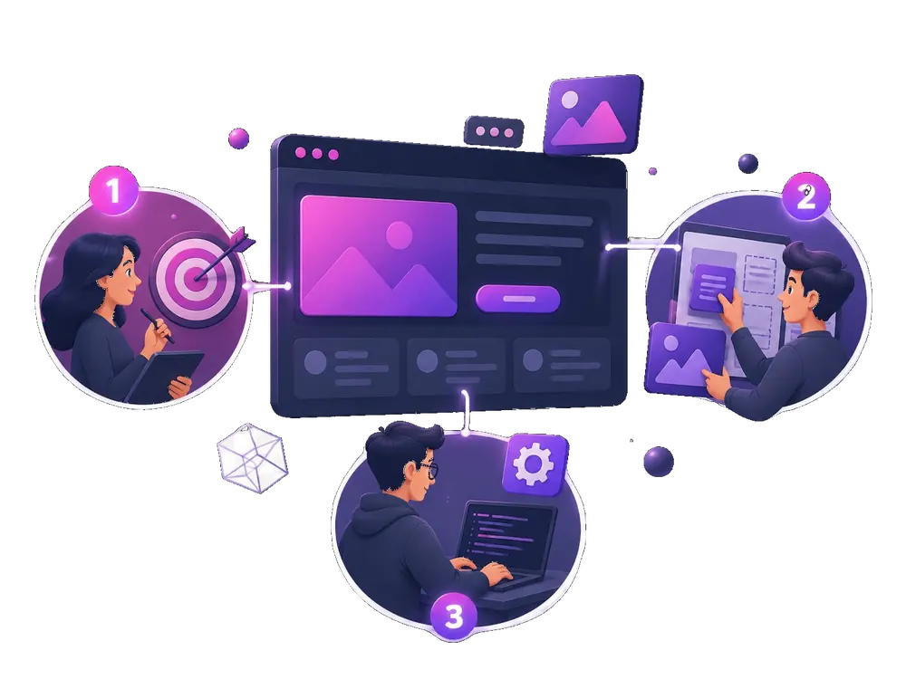 How our web design agency works - the Happy Shrimp studio process